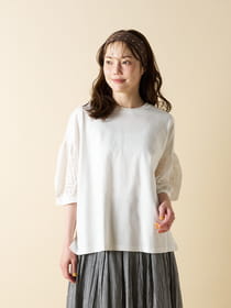 【愛着シリーズ】袖切り替えシフリーTシャツ