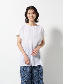 パッチワークラグランTシャツ