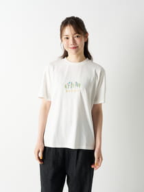 ロゴ刺繍Tシャツ