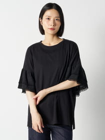 【愛着シリーズ】シフリーフレア袖Tシャツ