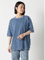 【愛着シリーズ】バックシフリー刺繡ピグメントTシャツ