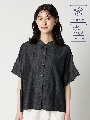【PRIME denim】クールタッチデニムドロップショルダーシャツ