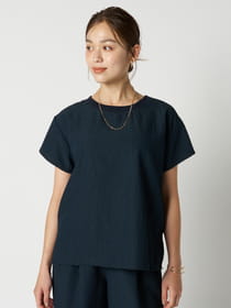 【ｲﾂﾃﾞﾓﾄﾞｺﾃﾞﾓ】ドライサッカーイージーボクシーTシャツ