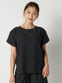 【ｲﾂﾃﾞﾓﾄﾞｺﾃﾞﾓ】ドライサッカーイージーボクシーTシャツ