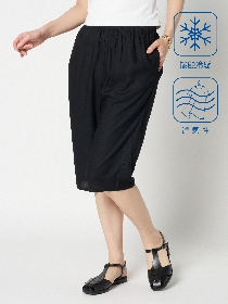 【ｲﾂﾃﾞﾓﾄﾞｺﾃﾞﾓ】さらりらイージーストレートパンツ