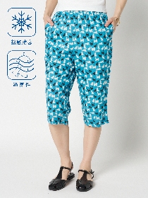 【ｲﾂﾃﾞﾓﾄﾞｺﾃﾞﾓ】さらりらイージーストレートパンツ