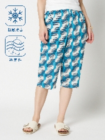 【ｲﾂﾃﾞﾓﾄﾞｺﾃﾞﾓ】さらりらイージーストレートパンツ