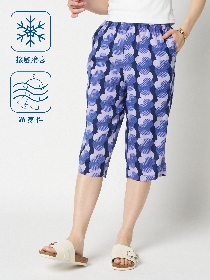 【ｲﾂﾃﾞﾓﾄﾞｺﾃﾞﾓ】さらりらイージーストレートパンツ