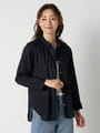 無地レギュラーカラーベーシックシャツ