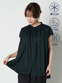 【すずかつ】クールタッチフレンチスリーブブラウス