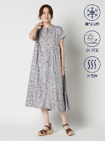 【すずかつ】クールタッチヴィンテージライクワンピース