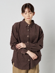 ベーシックコーデュロイシャツ