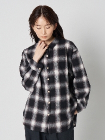 起毛ベーシックチェックシャツ