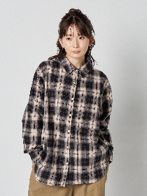 起毛ベーシックチェックシャツ