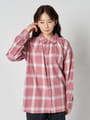 起毛オンブレチュニックシャツ