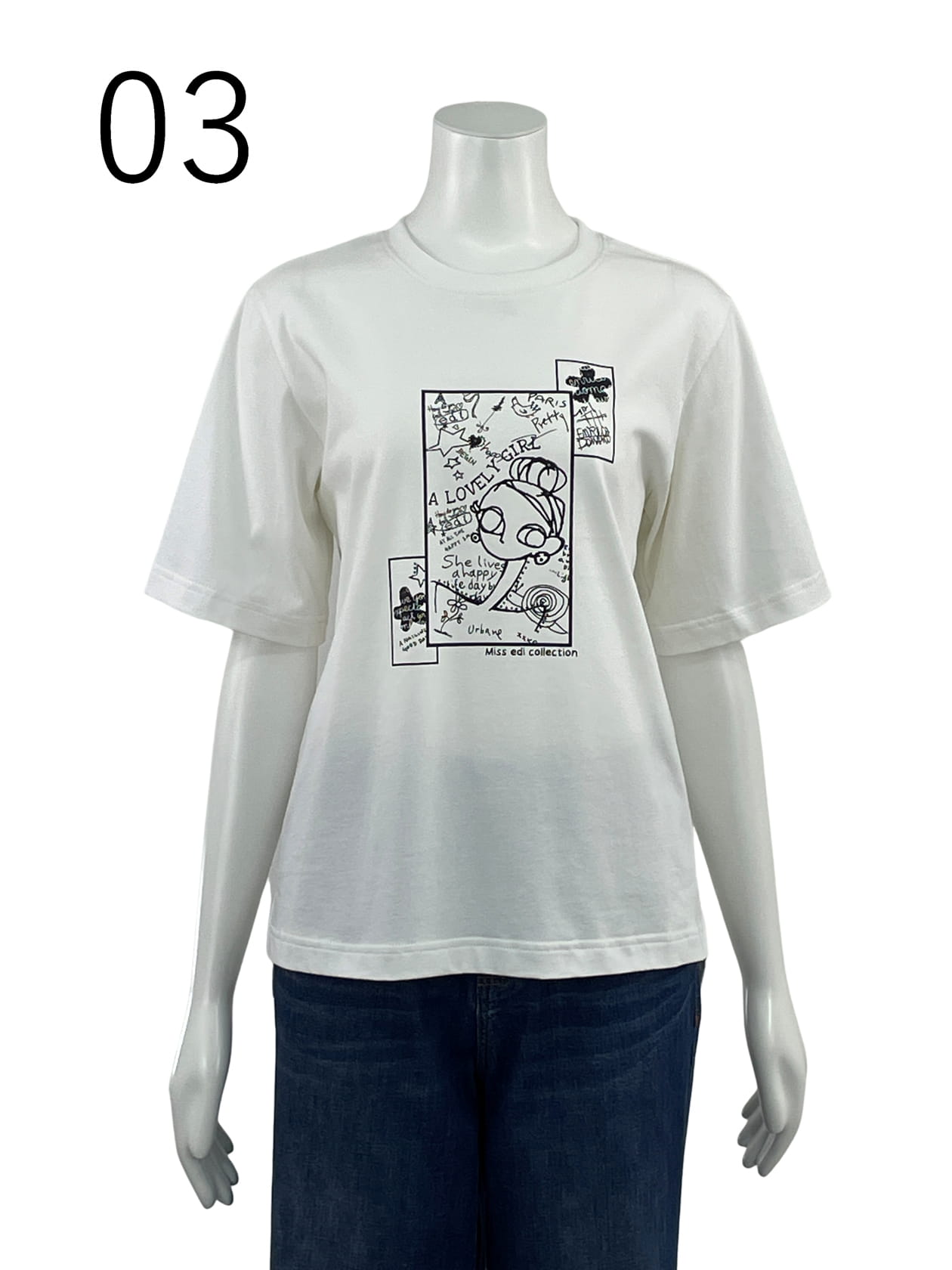 クルーネック Ｔシャツ
