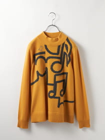 カシミヤラインプルオーバー