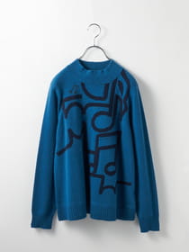 カシミヤラインプルオーバー