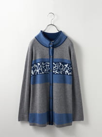 カシミヤフラワーカーディガン