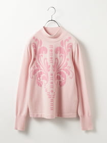 カシミヤアラベスクニット