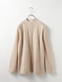 カシミヤ無地リンクスプルオーバー
