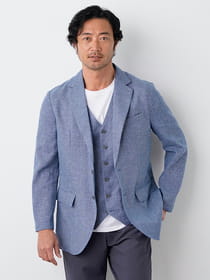 リネンパナマジャケット