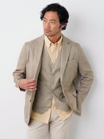 リネンパナマジャケット