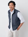 4パッチポケットスタンドカラーベスト