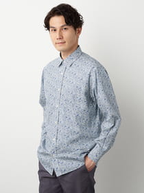 小花柄プリントシャツ Made with Liberty Fabric