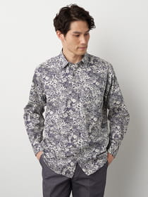 中花柄プリントシャツ Made with Liberty Fabric