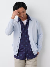 ベーシックコットンカーディガン