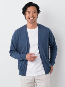 ベーシックコットンカーディガン