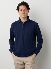 サッカーカノコZIP長袖ポロ