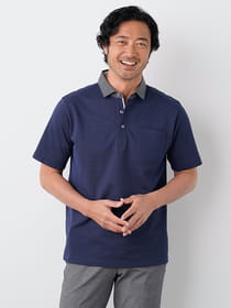 ベーシックカノコ半袖ポロ