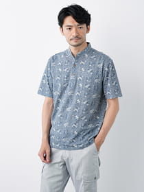 ≪WEB限定/1,111円OFF！対象商品≫アイビープリント半袖ポロ