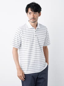 【Repur加工】ピンボーダー半袖ポロ