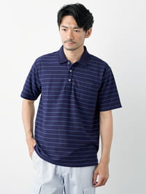 【Repur加工】ピンボーダー半袖ポロ
