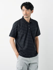 【Repur加工】ピンボーダー半袖ポロ