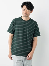【Repur加工】ピンボーダー半袖Tシャツ