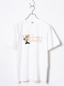 ロゴプリントクルーネックTシャツ