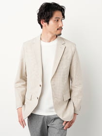 ≪WEB限定/1,111円OFF!対象商品≫ストレッチサッカープリントジャケット