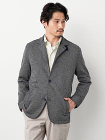 【ブラックフライデー/特別価格】撚り杢ピケコンバチカットソブルゾン