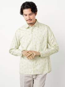 中花プリント長袖シャツ / MADE WITH LIBERTY FABRIC（7202205
