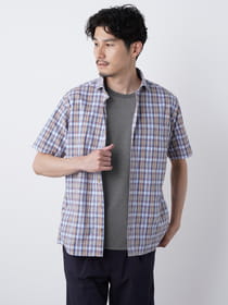 THECOLDESTMOMENT チェック シャツ 半袖 ブラウン M TCM 楽天市場】【先染めチェック柄長袖シャツ】メンズシャツ 胸