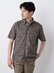 STONE  半袖シャツ コロニアルフラワープリント半袖シャツ（7202280）｜men（メンズ