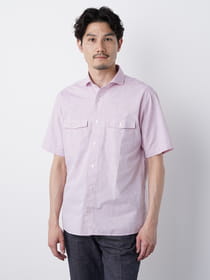 【3buy40%OFF！対象商品】半袖シャツアウター