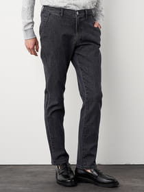 スラックスディテールデニム