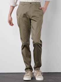 スーパーストレッチサテンカジュアルパンツ