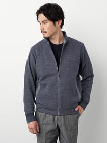 撚り杢ワッフルフルZIP 3buy40%OFF！対象商品】撚り杢ワッフルフルZIP（7202700）｜men