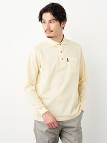 【3buy40%OFF！対象商品】カノコ長袖ポロ